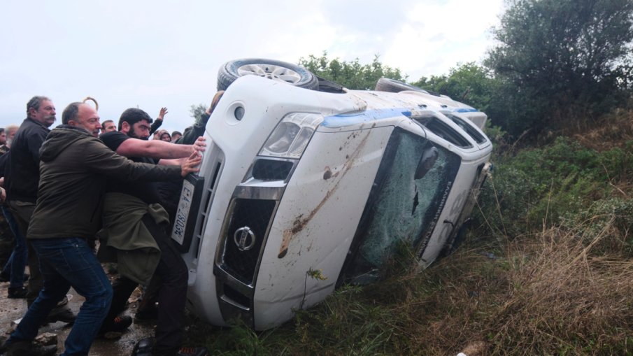 Сблъсъци на протестиращи фермери и полиция в Гърция