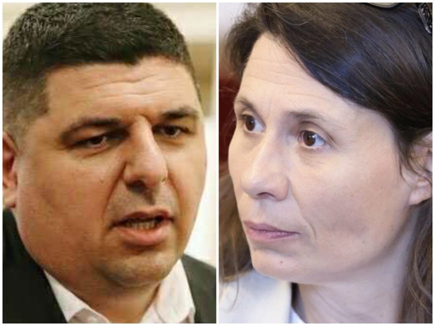 Мирчев и Белобрадова - тотално превъзбудени и изтрещели от чувството за самодостатъчност. Сякаш са на тежки опиати