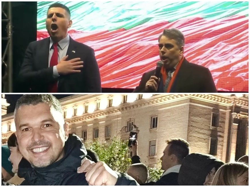 Асене, питай Божинката за текста на „Мила Родино“, че да не се излагаме пред хората