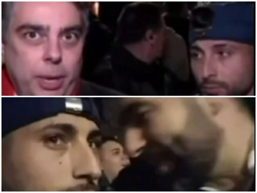 ЛЪСНАХА! Издирвана за кражби мутра вардила Асен и Киро на протестите (ВИДЕО)