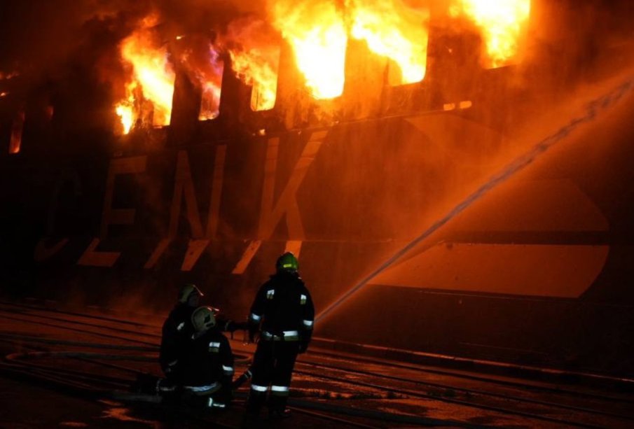 Руски дрон порази турски ферибот, закотвен на пристанището в Одеса (ВИДЕО)