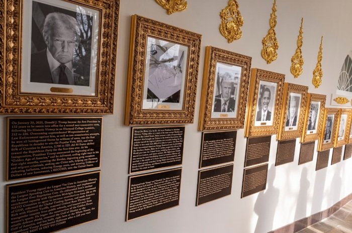 Администрацията на Тръмп се подигра на Байдън с възпоменателна плоча, поставена в Белия дом