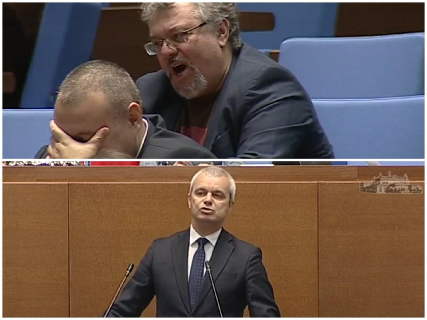 ПЪЛНА ИЗЛАГАЦИЯ! Костадинов и Пейков пак събраха погледите в пленарна зала - Рая Назарян прекъсна заседанието заради крясъци и обиди (ВИДЕО)