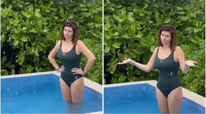 ЛОШ КЪСМЕТ: Дъжд пере Ива Софиянска на екзотична ваканция на топло