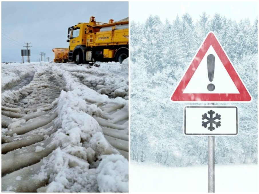 СТОЙТЕ СИ ВКЪЩИ, ВРЕМЕТО СТАВА ОПАСНО: Обявиха жълт и оранжев код за много сняг в цяла България