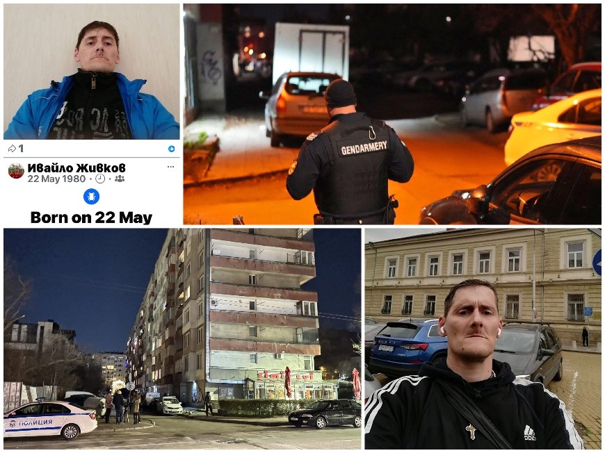 САМО В ПИК! Ето го единия обирджия, вдигнал на крак цялата полиция в София - Ивайло Живков е с богато криминално досие (СНИМКИ)