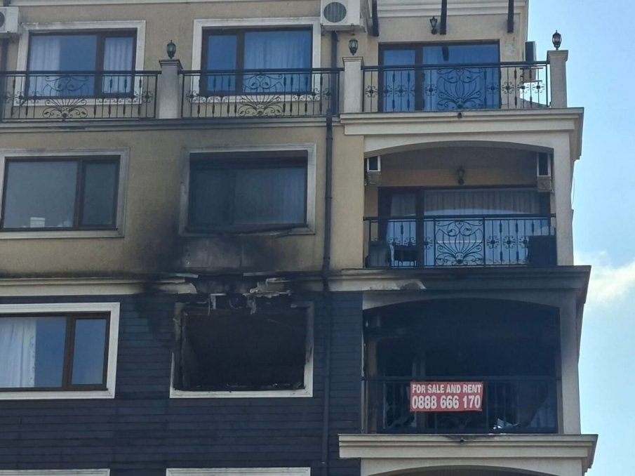Огнен ад в луксозен комплекс в Свети Влас, украинец едва не изгоря жив