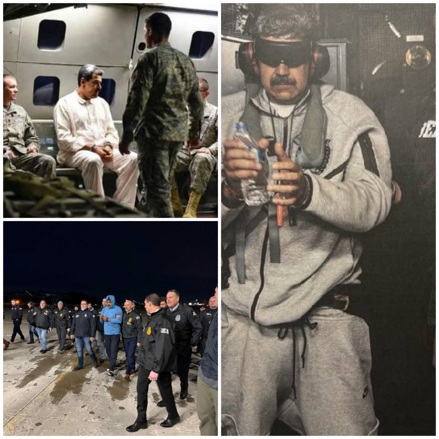 МИСТЕРИЯТА Е РАЗПЛЕТЕНА: Защо Мадуро е с различни дрехи на всяка от СНИМКИТЕ от задържането му