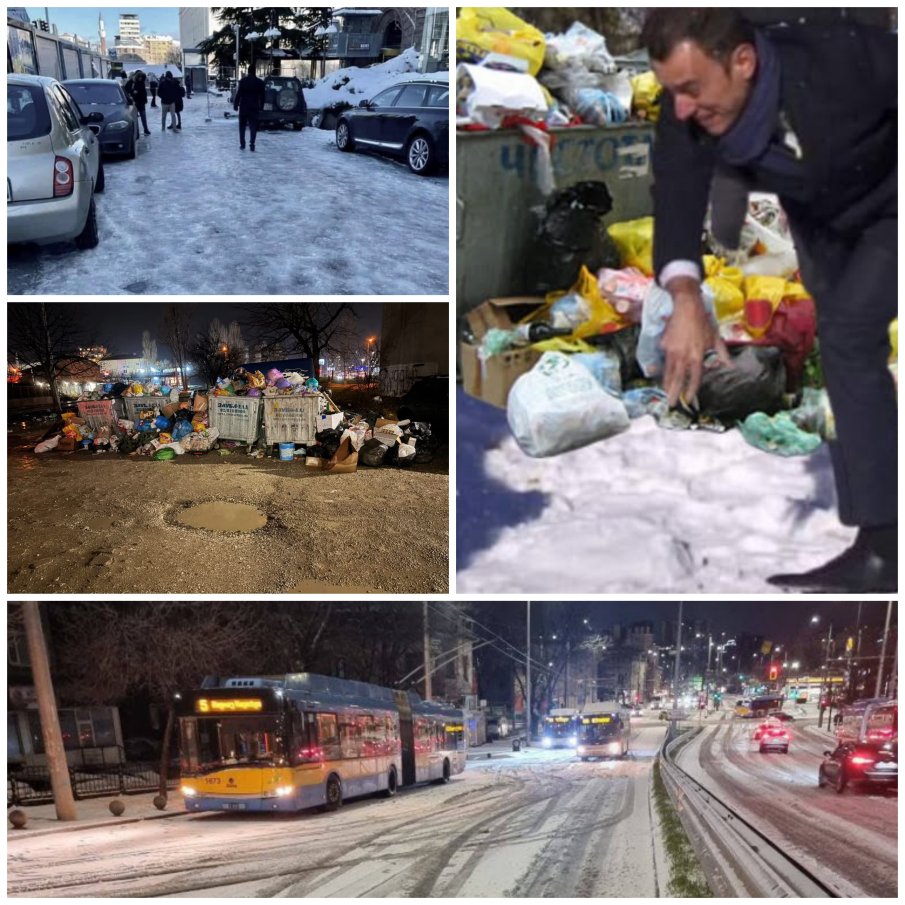 МРЕЖАТА ГЪРМИ! Искат оставката на Васил Терзиев заради безобразията в снежна София: Градът никога не е бил по-мръсен и с по-некомпетентно управление