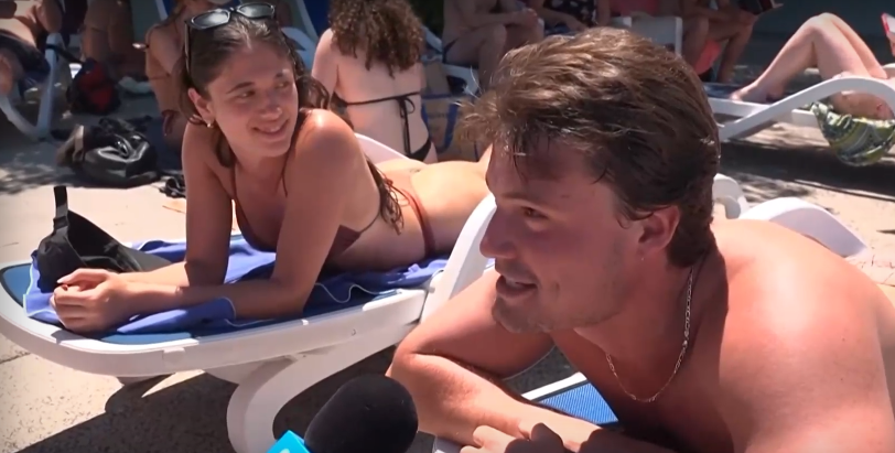 40 градуса на сянка: Австралийците потърсиха прохлада в жегата на плажа