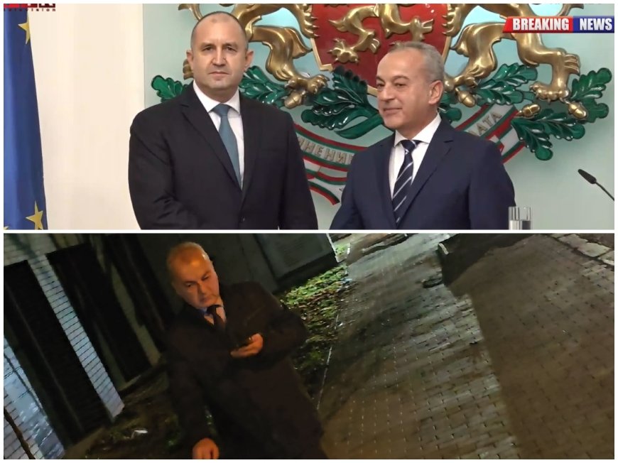 САМО В ПИК! Кипи трескава подготовка в редиците на Радев - Гълъб Донев обикаля улиците, без да вдига поглед от телефона (СНИМКИ)