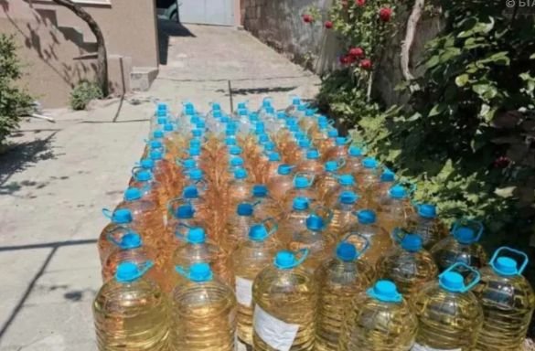 Иззеха 215 литра алкохол в Паразджишко