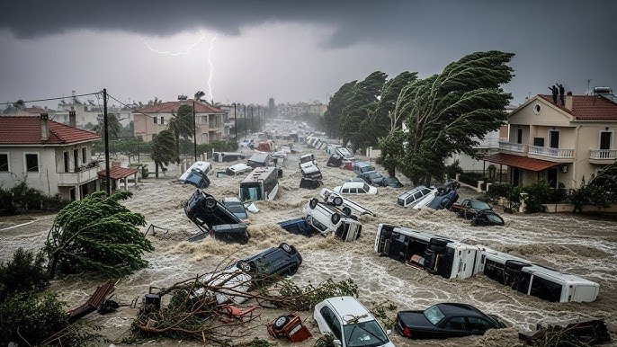 Мощна буря в Гърция уби хора и нанесе сериозни щети (ВИДЕО)