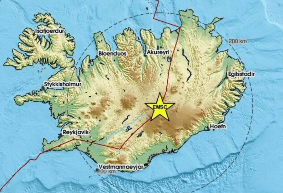ГНЕВЪТ НА ЗЕМЯТА! 5,3 по Рихтер разтърси Исландия