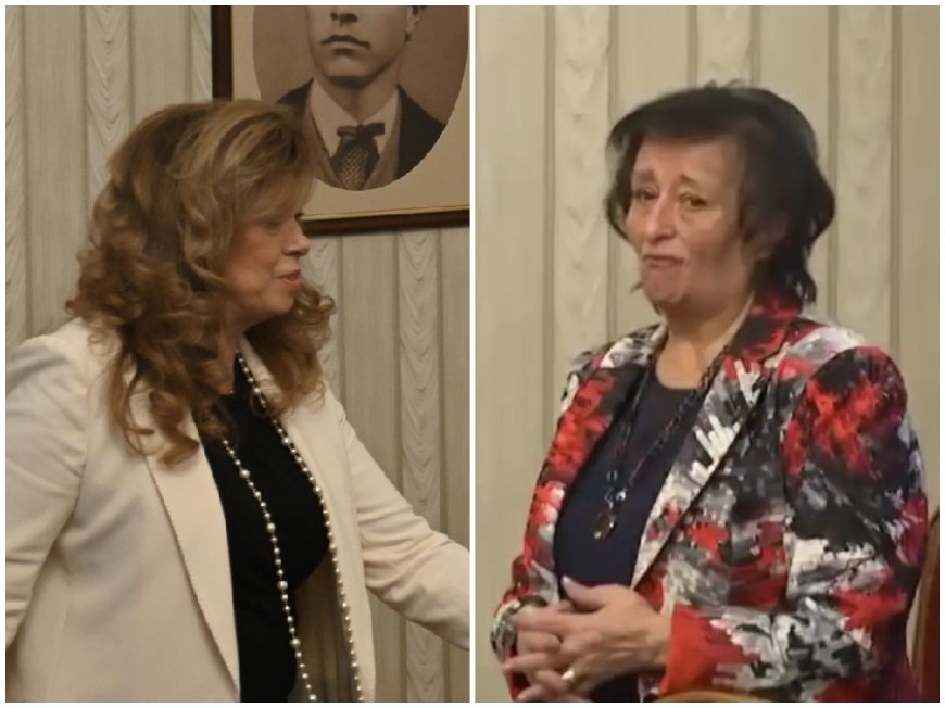 СЪЛЗИ НА ДОНДУКОВ 2: Йотова прекъсна една от консултациите и направи невероятен жест към своя служителка (СНИМКИ)