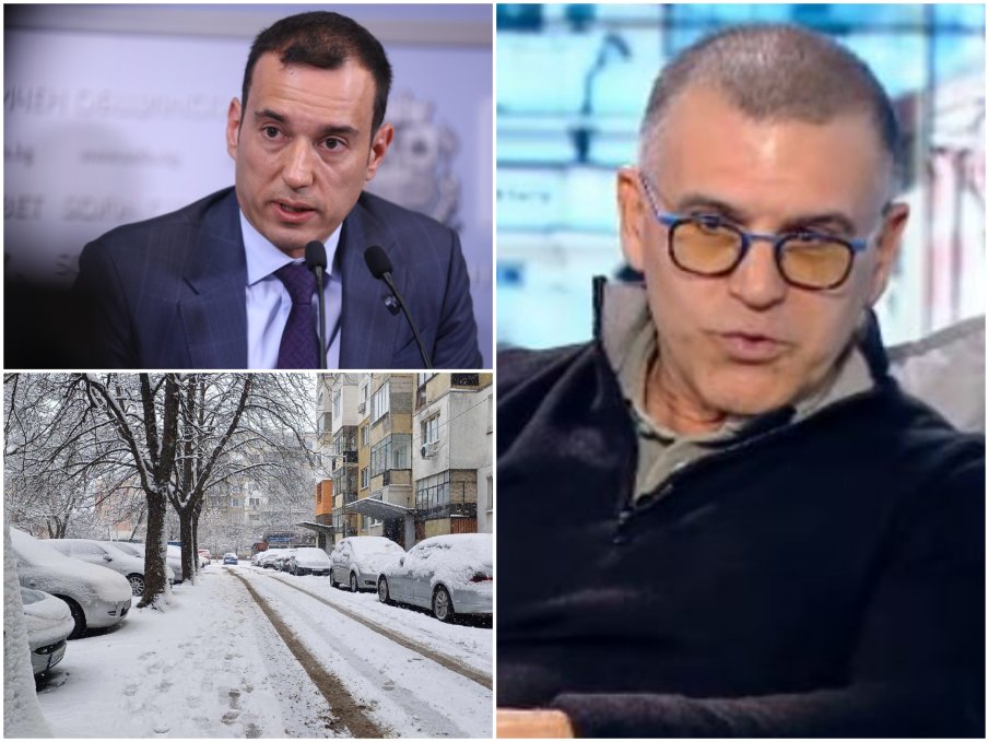 Симеон Дянков ЗАШЛЕВИ Терзиев: Излязох с костюм за телевизионно интервю - нито един снегорин по улиците. Наложи да си обуя кубинките