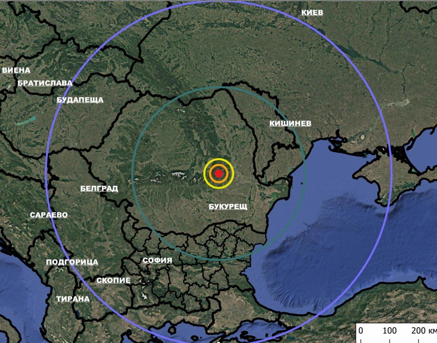 Земетресение в Румъния, усетено е и у нас