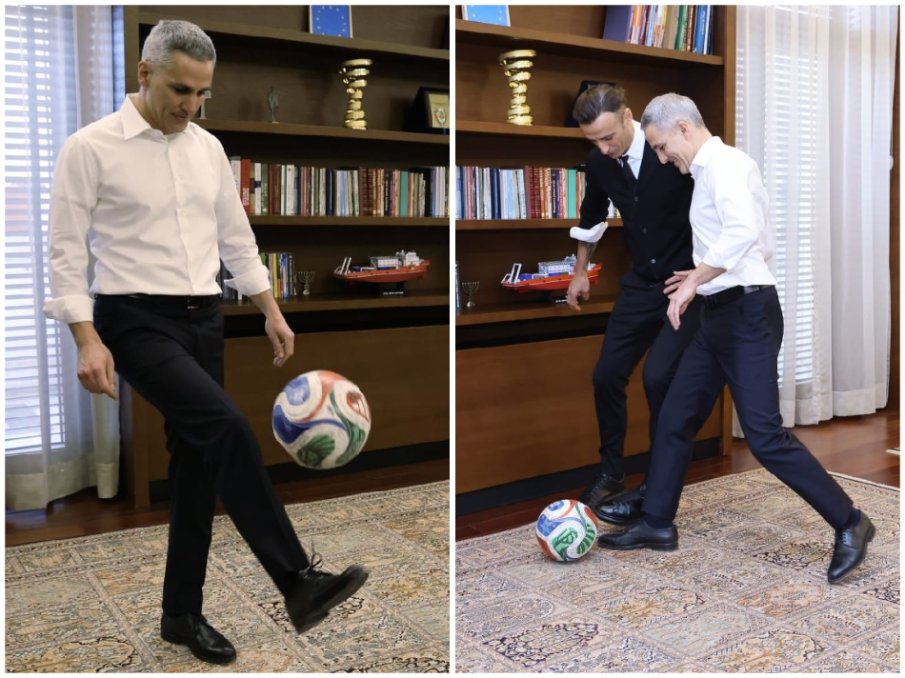 РИТНИ, КАЛИНКЕ! Мрежата гръмна за грандиозния гаф: Умник Гюро рита мачле с Бербо, а народът гледа, цъка с език и пита: А, бе, кой е тоя мухльо, дето...