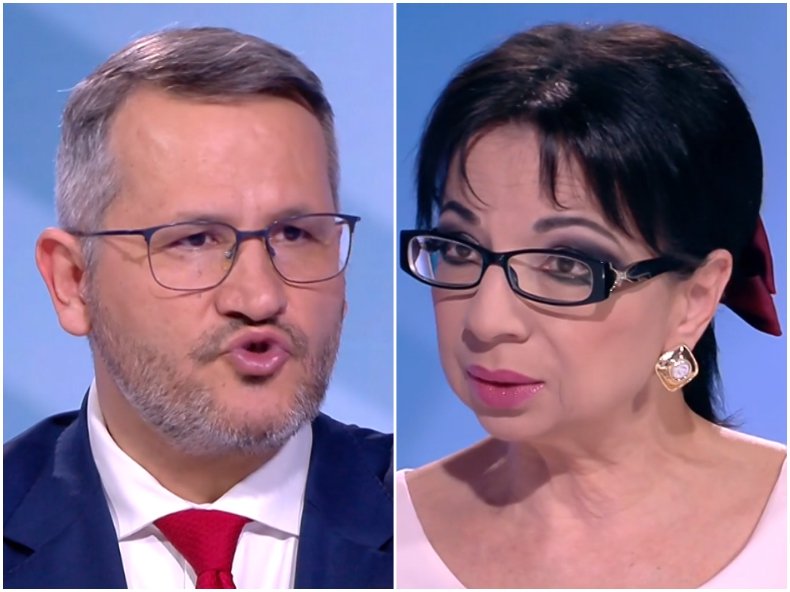 ИЗДЪНКИ В ЕФИРА! Христанов говори, Цветанка се кокори: Ето как служебният земеделец покри друсащата си асистентка