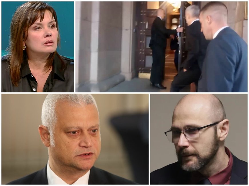 ГОРЕЩО В ПИК TV! Андрей Гюров моментално се обгради с няколко охранители на НСО - избяга позорно от въпрос за Теодора Георгиева (ВИДЕО)