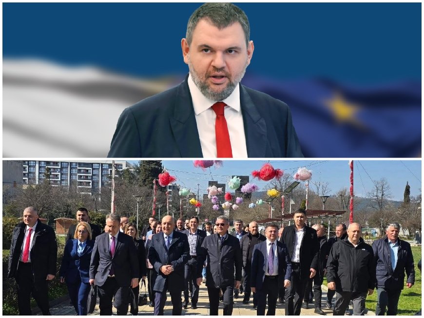 ГОРЕЩО! Делян Пеевски повежда листата на ДПС в Кърджали (СНИМКИ)