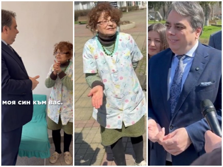 ТОТАЛЕН ШОК! След публикацията на ПИК за бабката, откраднала шоуто на Асен Василев, той си пусна ново ВИДЕО с нея. Мрежата се залива от смях