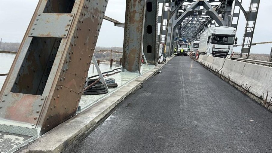 Ремонтът на Дунав мост при Русе с нов етап
