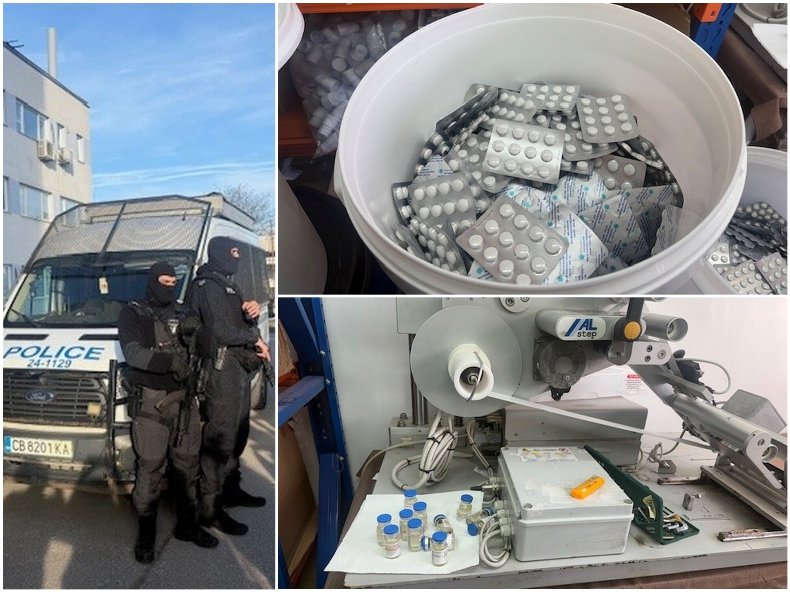 Разбиха фабрика за фалшиви лекарства в София (СНИМКИ)