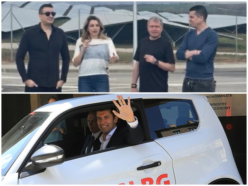 СУПЕР ШОУ! Тошко Йорданов и компания отидоха пред завода за електромобили на Киро - ето какво завариха (ВИДЕО)