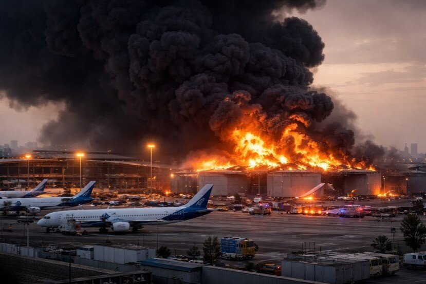 Дронове удариха отново летището в Кувейт