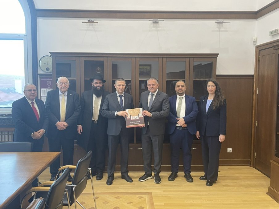 Борислав Сарафов се срещна с представители на еврейската общност в България