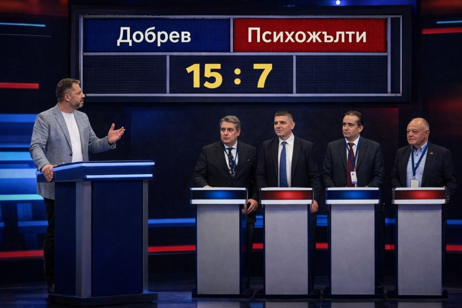 КУРАЖ ПО ИЗБОР: Асен Василев го играе мъжкар пред Бойко и Радев, но се скатава за дебат с Делян Добрев (ВИДЕО)