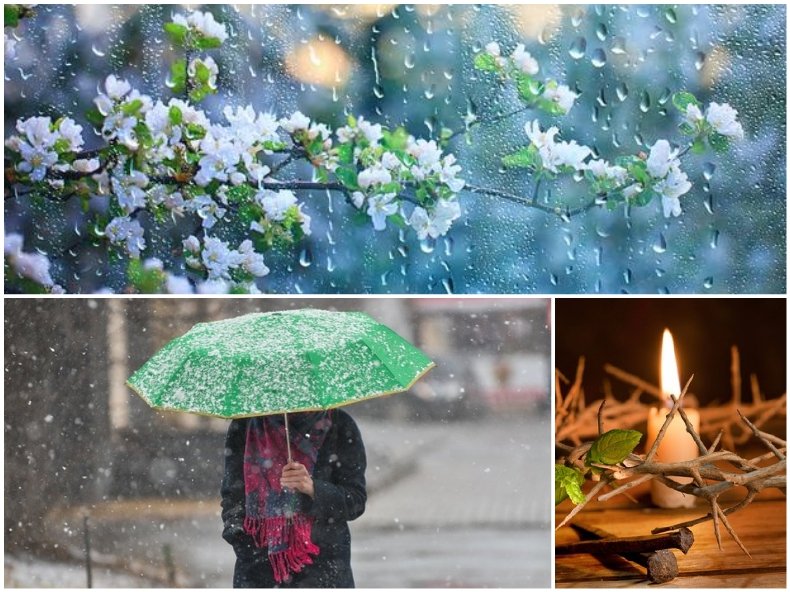 ВАДЕТЕ ЧАДЪРИТЕ: Дъжд на Разпети петък, в планините - сняг, вятърът носи усещане за хлад (КАРТА)