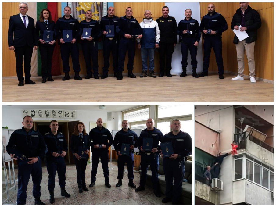 УЗОТО НЕ ГО Е СГРЯЛО: Ловецът на купувачи на гласове Емил Дечев се подигра с полицаите, спасили увисналото от тераса момченце в Ямбол (СНИМКИ)