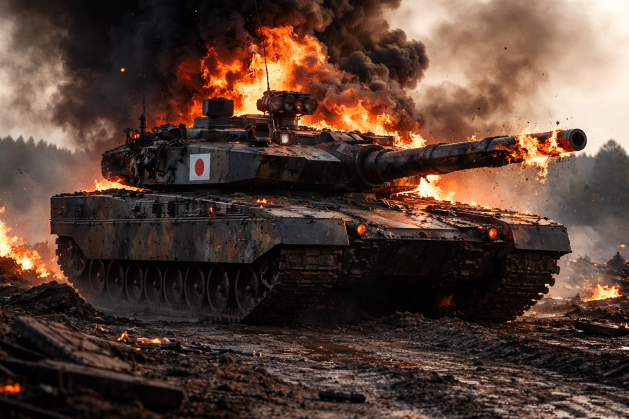 УЖАС В ЯПОНИЯ: Танк се взриви по време на учение, трима войници загинаха (ВИДЕО)