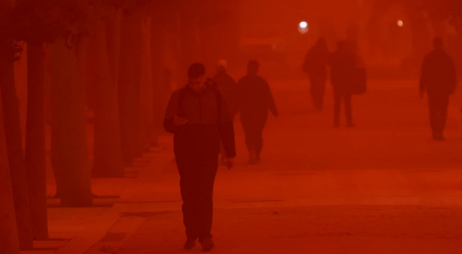 Африкански прах навлиза на територията на Гърция