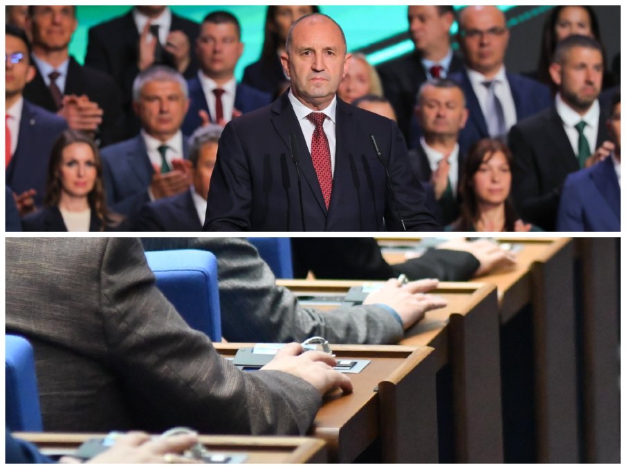 ГОЛЯМОТО ПРЕНАРЕЖДАНЕ! Край на стария ред: Радев обърна парламента с хастара наопаки - ето кой къде ще седи сред новите 240 (СКИЦА)