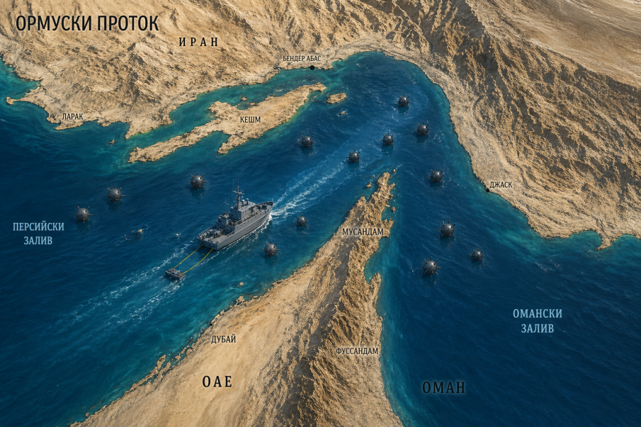 Пентагона: Разминирането на Ормузкия проток може да отнеме до шест месеца