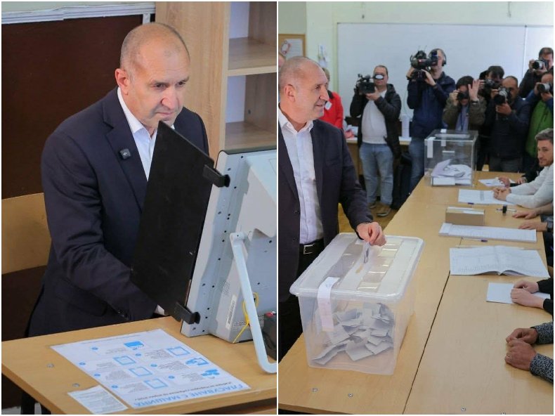 РАВНИ ПРЕД ЗАКОНА: Румен Радев глобен в изборния ден (СНИМКА)