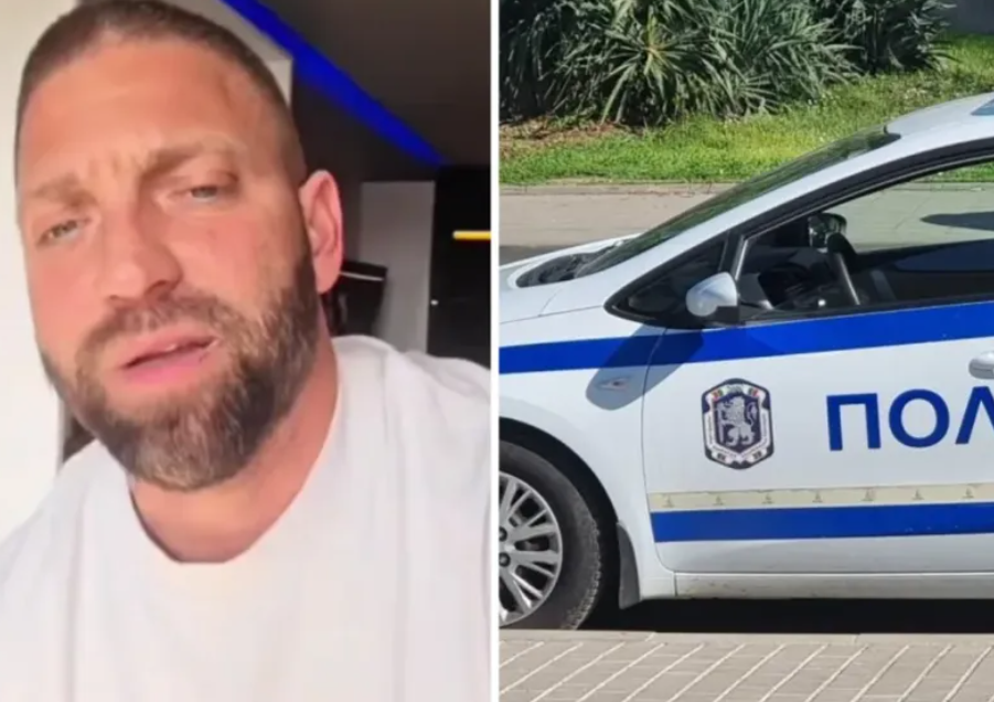 Зрелищно закопчаха гангстер в Бургас (ВИДЕО)