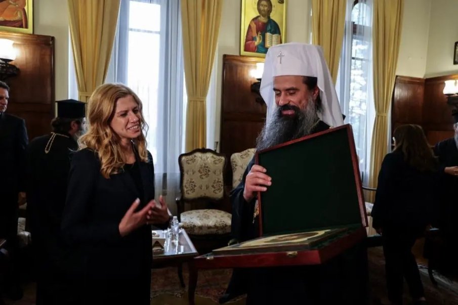 Председателят на Народното събрание Михаела Доцова се срещна с българския патриарх и Софийски митрополит Даниил