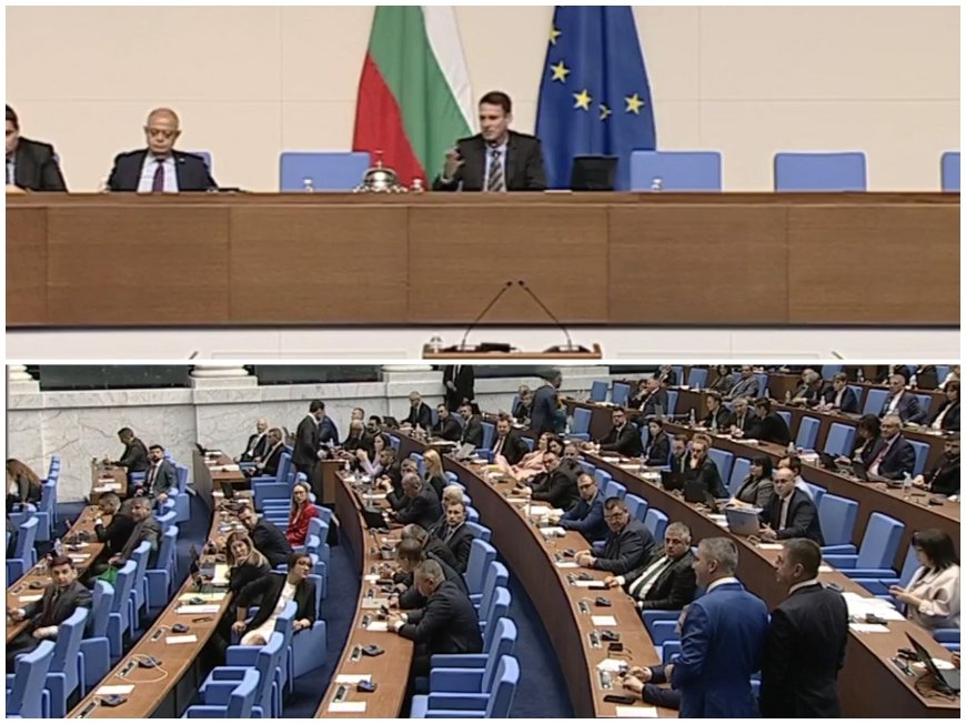 СТРОГ РЕД В ПАРЛАМЕНТА! Скастриха двама депутати от ГЕРБ заради шум в залата (ВИДЕО)