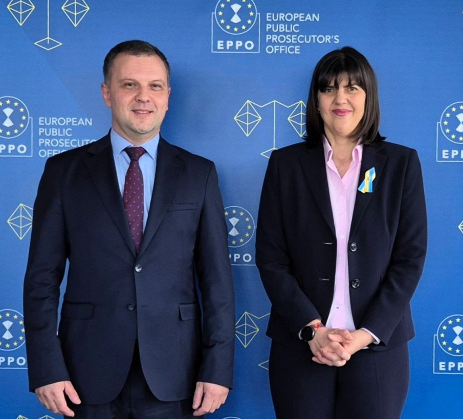 Министър Николай Найденов се срещна с европейския главен прокурор Лаура Кьовеши 