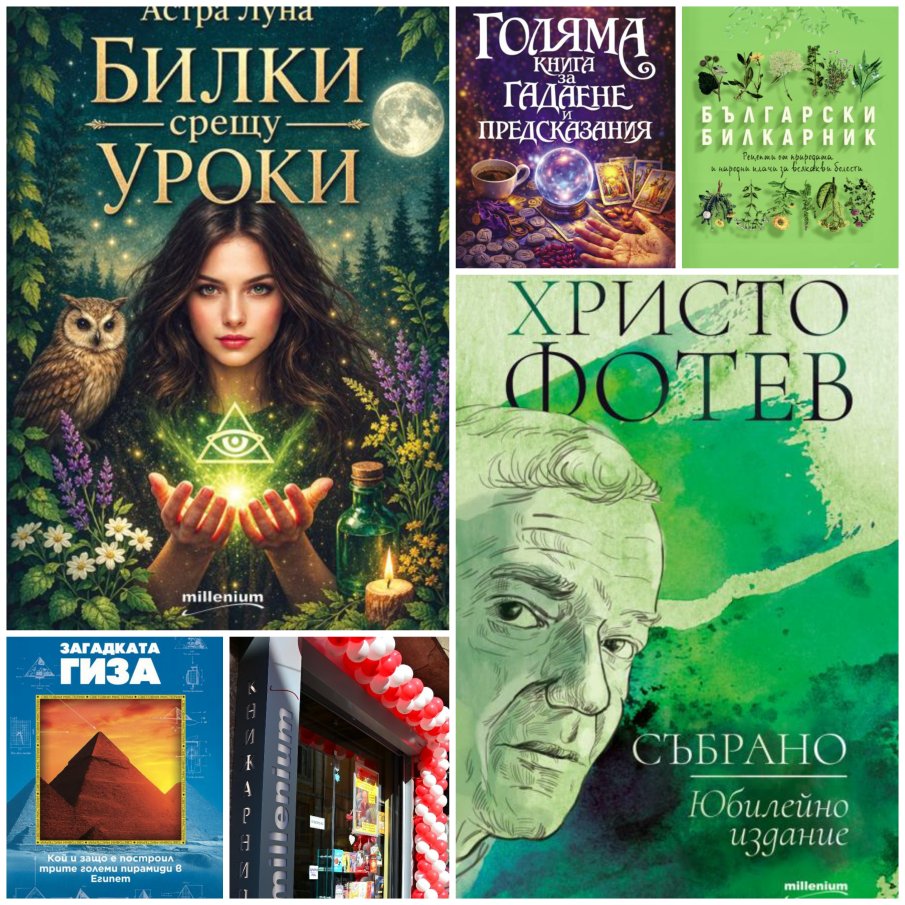 Топ 5 на най-продаваните книги на издателство Милениум (13-19 юни)