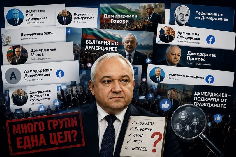 РАЗОБЛИЧИХА СХЕМАТА НА ДЕМЕРДЖИЕВ - в социалните мрежи бълват една след друга страници в негова подкрепа, а истината е...
