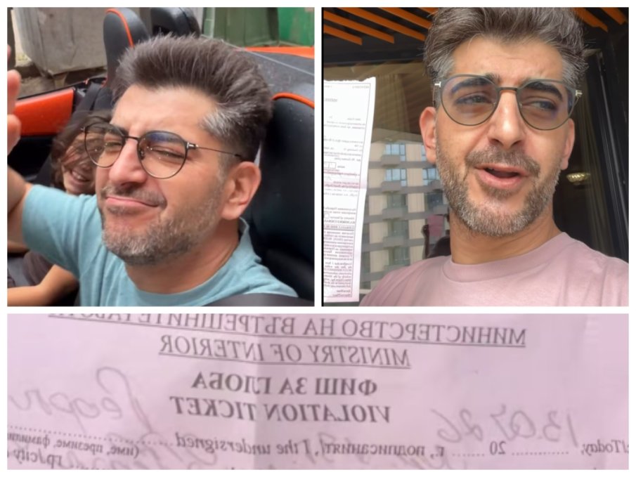 ТРАФИК ПОЛЕМИКА! КАТ глоби Сашо Кадиев за мобилен телефон, докато шофира с дъщеря си. Ето какво отговори актьорът (ВИДЕО)