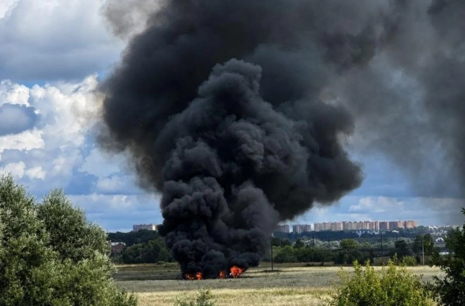 Най-модерен руски изтребител Су-57 се разби в Москва