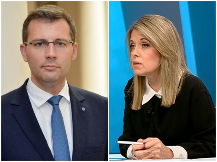 ГОЛЯМ КЮТЕК ПО НОВА ТВ: Водещата аха да разкъса Станислав Анастасов, но той я направи за смях со кротце, со благо...