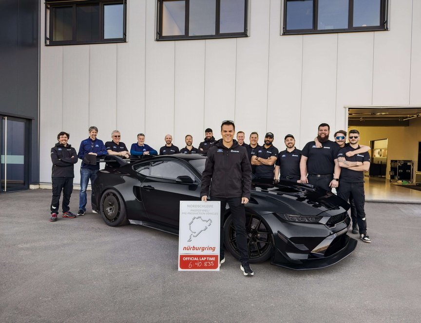 Новият Ford Mustang GTD Competition поставя рекорд на пистата Nürburgring