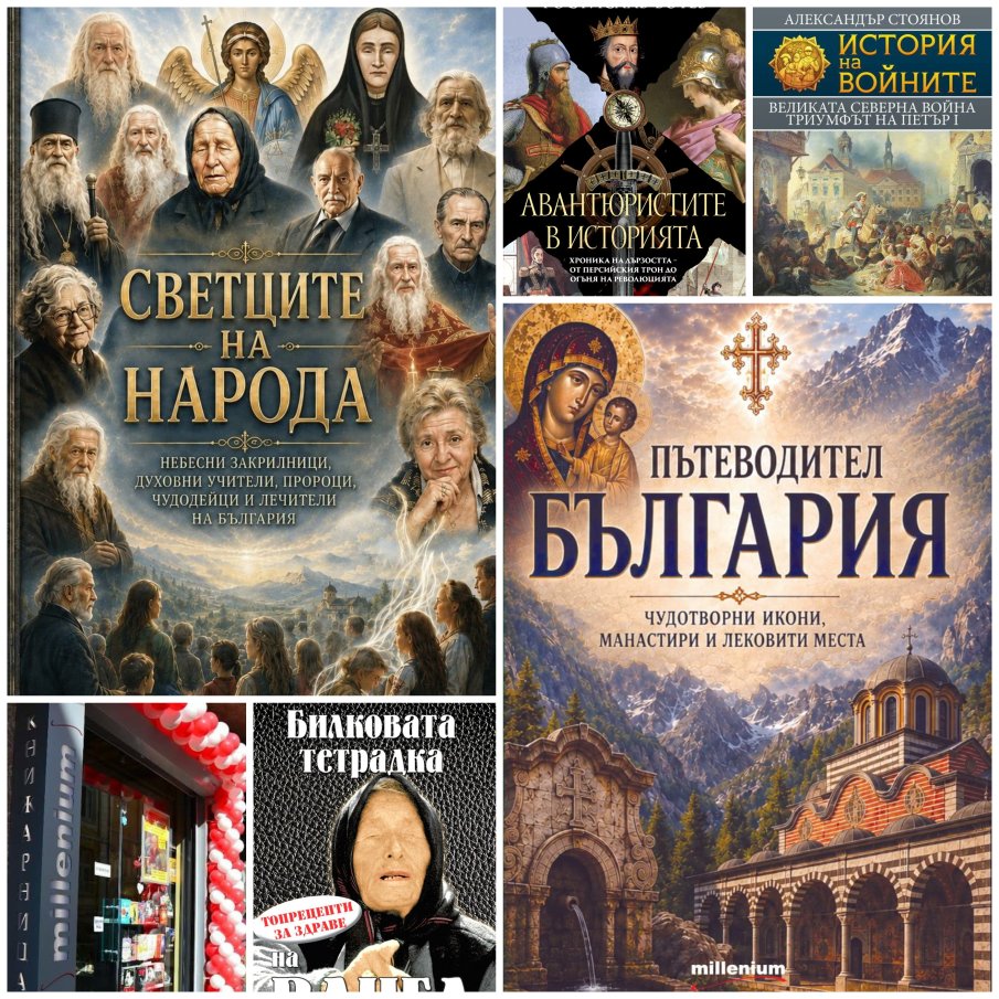 Топ 5 на най-продаваните книги на издателство Милениум (19-25 септември)